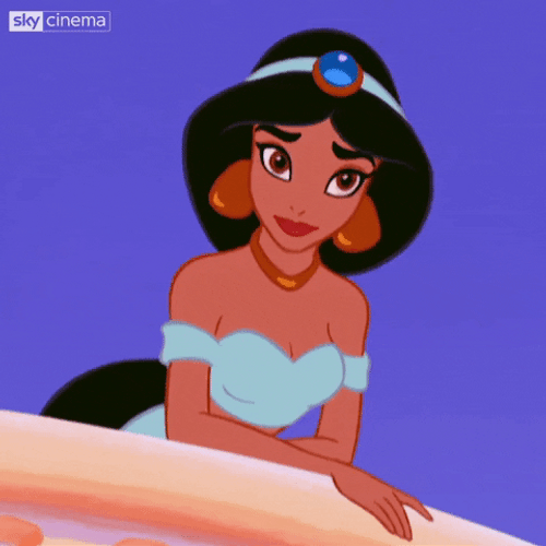 Eye Roll Princess Jasmine GIF