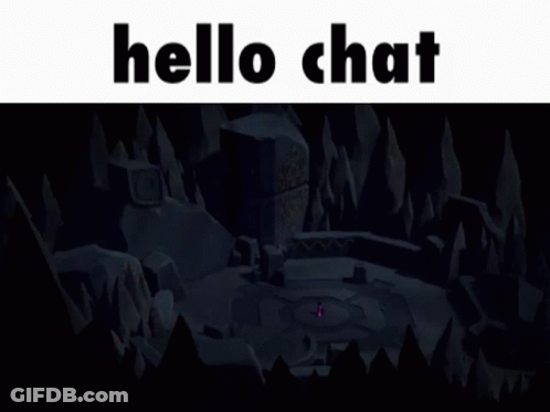 Eye Saying Hello Chat GIF