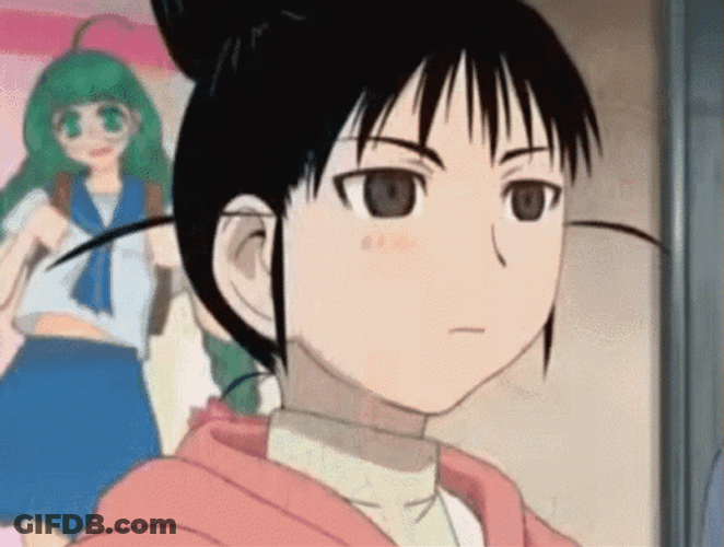 Eye Twitching Ogiue Genshiken GIF