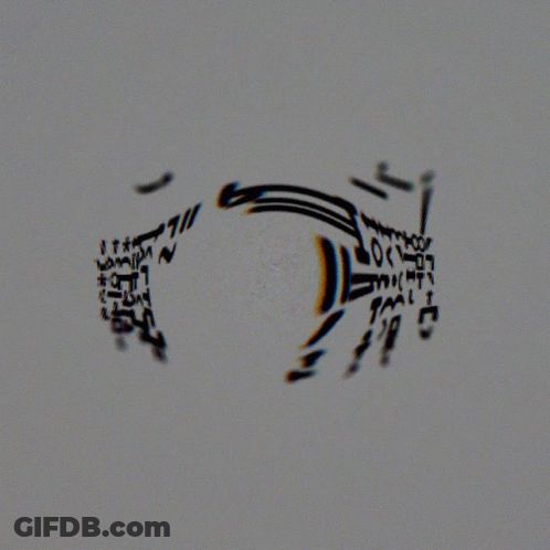 Eye With Chinese Writing GIF