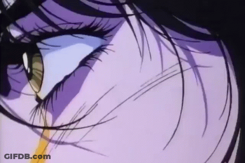 Eye With Yellow Tear GIF