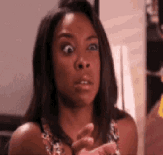 Eyeball Almost Coming Out Of A Girl GIF