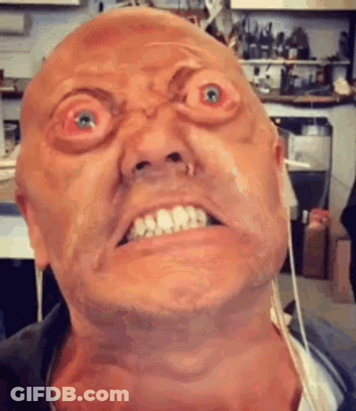 Eyeball Burning And Popping GIF