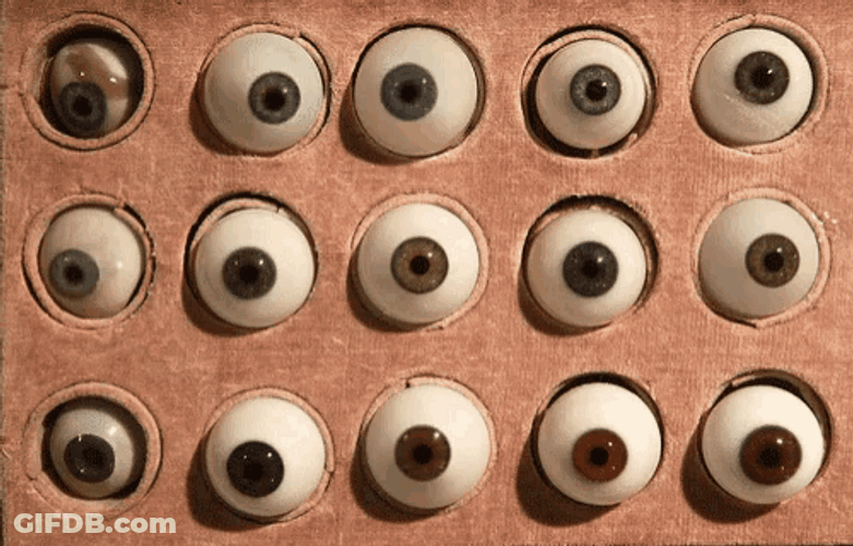 Eyeball Moving Board GIF