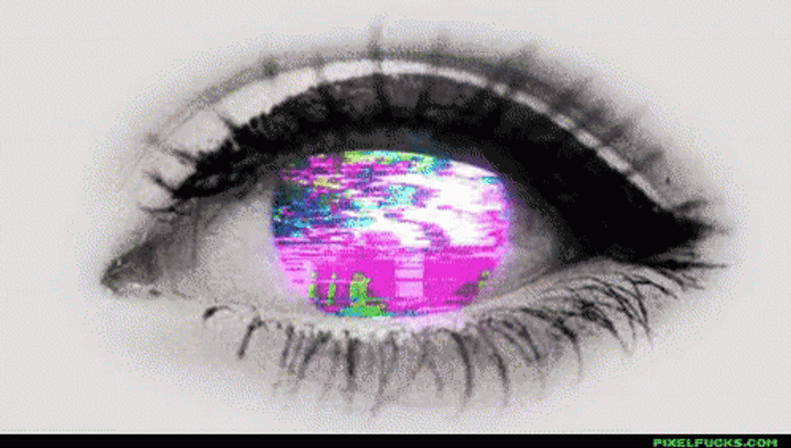 Eyeball Playing Damaged Video GIF