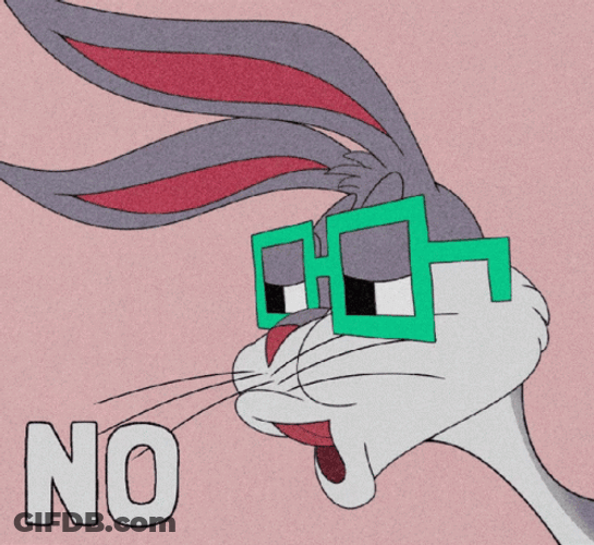 Eyeglasses Bugs Bunny No GIF