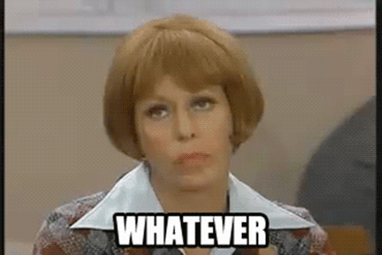 Eyeroll Whatever GIF