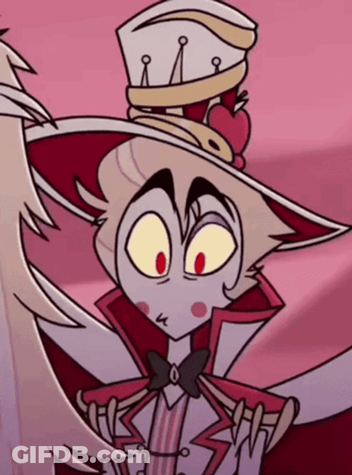 Eyes Blinking Lucifer Hazbin Hotel GIF