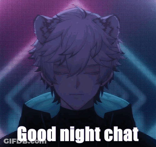 Eyes Closed Good Night Chat GIF