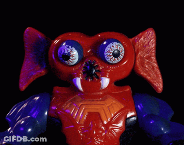 Eyes Popping Out Vampire Toy GIF