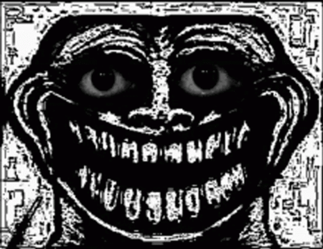 Eyes Rolling Troll Face Meme GIF
