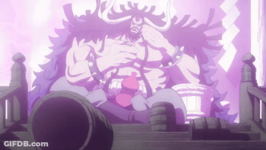 Eyes Widening Kaido Sitting GIF