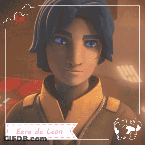 Ezra De Leon With Hearts And Stars GIF