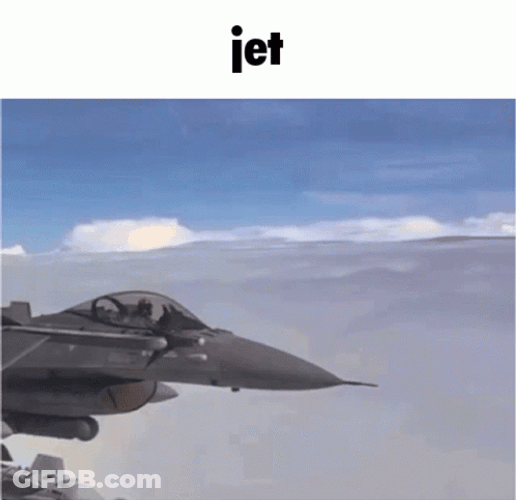 F-16 Fighting Falcon Jet Meme GIF