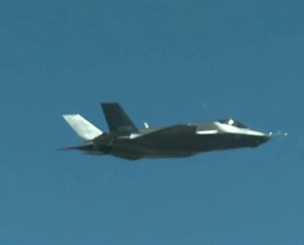 F-35A Stealth Jet Spin GIF