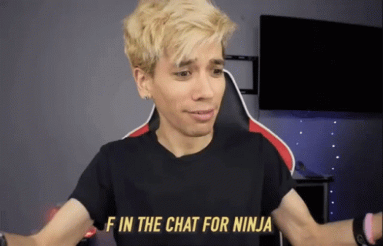 F In Chat For Ninja GIF