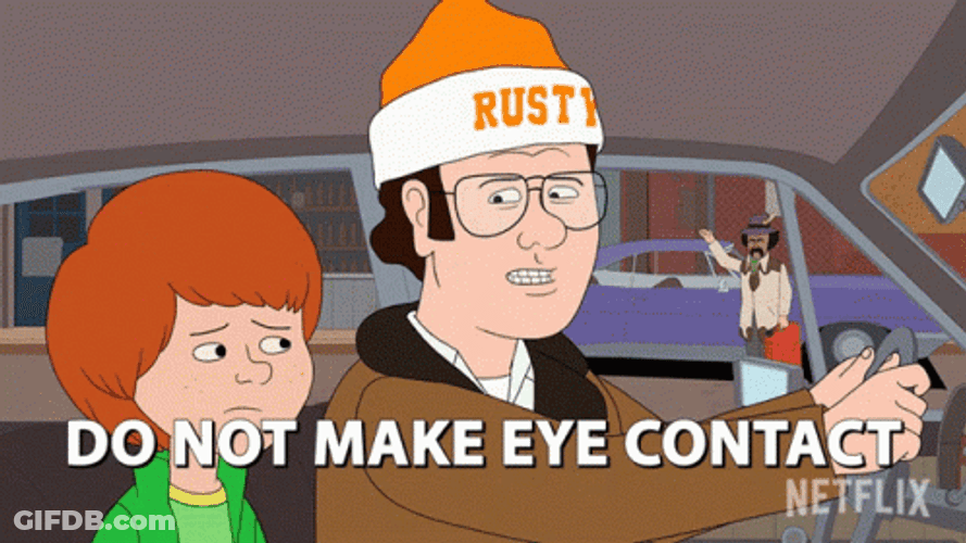 F Is For Family Frank Murphy Eye Contact GIF
