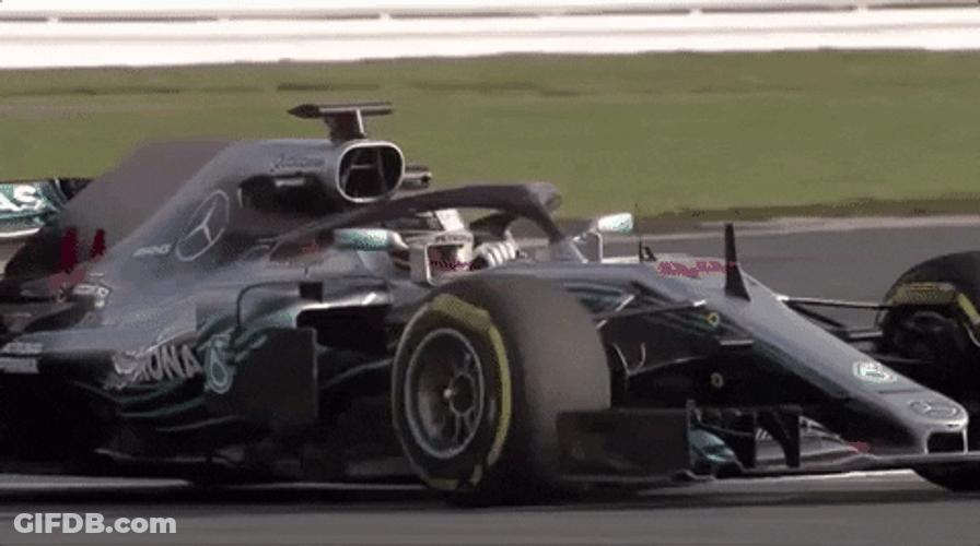 F1 Black Race Car GIF