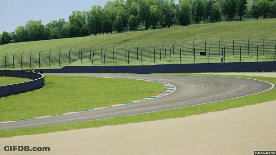 F1 Drift Race Car GIF
