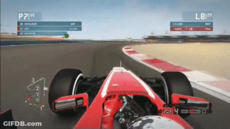 F1 Driver Seat Cam GIF