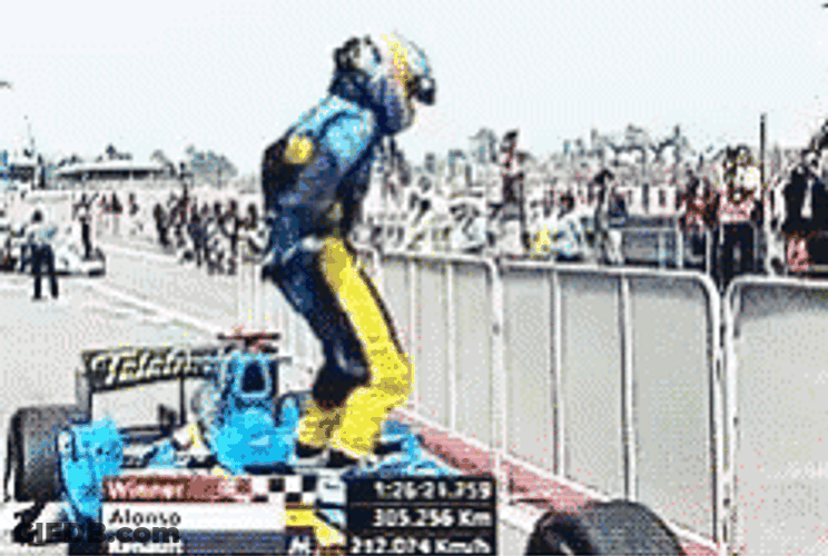 F1 Happy Dance Alonso GIF