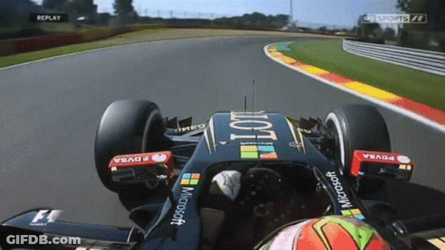 F1 Maldonado Crash GIF