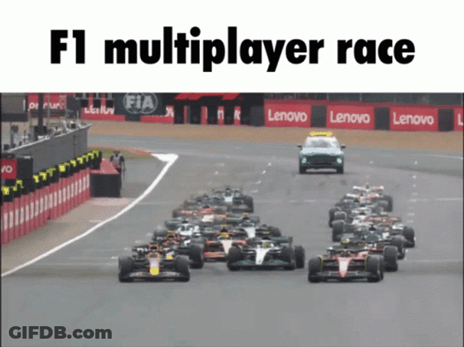 F1 Multiplayer Race GIF