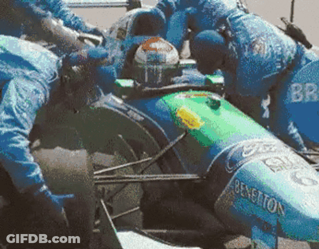 F1 Pitstop Fire Accidents GIF