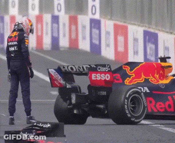 F1 Tire Kick GIF