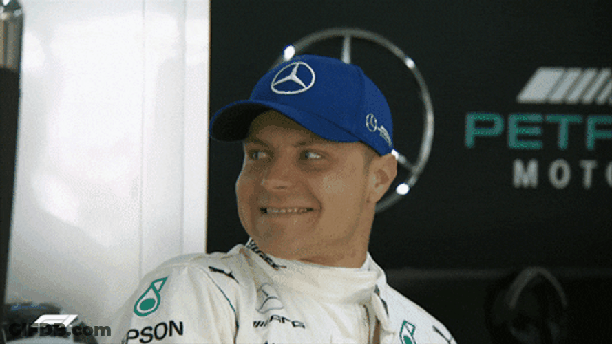 F1 Valtteri Bottas Drinking Espresso GIF