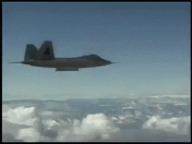 F22 Raptor Bombs Dropped GIF