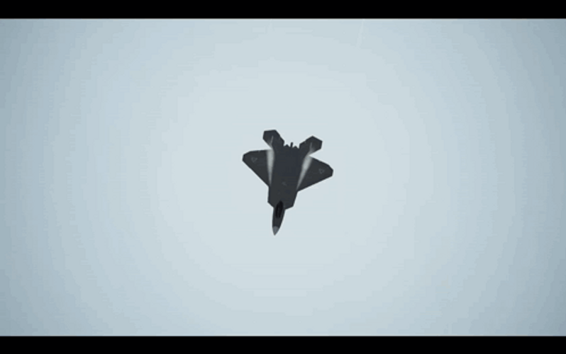 F22 Raptor Exhilarating Flight GIF