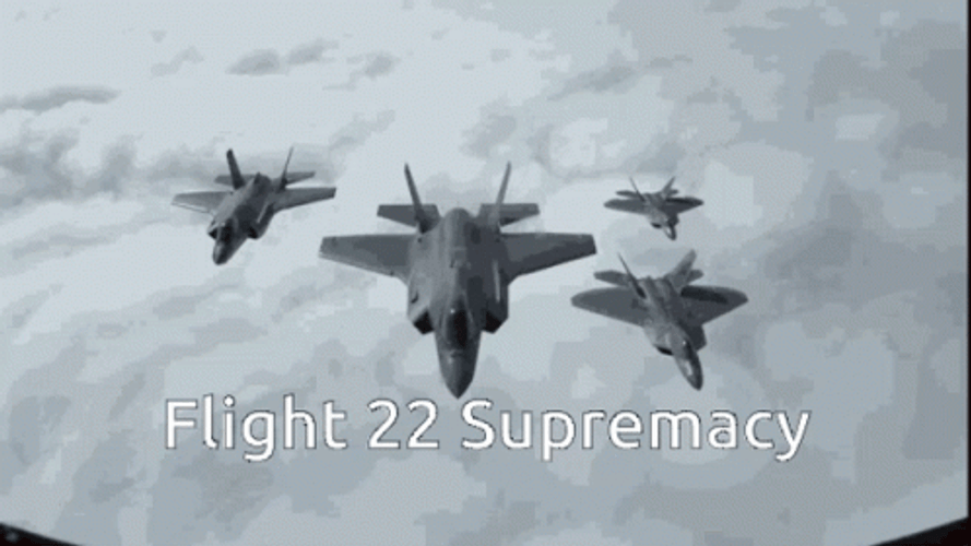 F22 Raptor Flight Supremacy GIF
