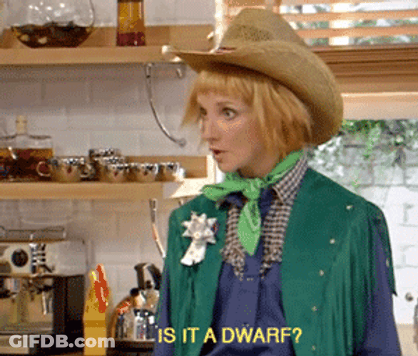 Fabulous Dwarf Bubble Talking GIF