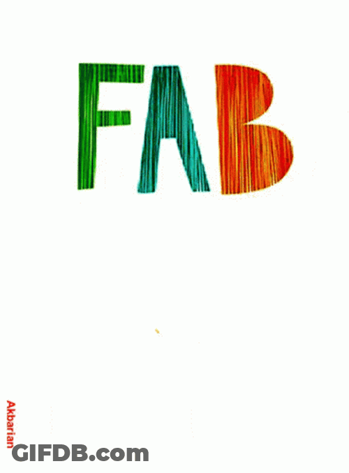 Fabulous Text Animation GIF