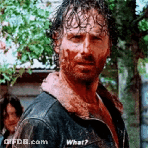 Face Covered With Blood GIF
