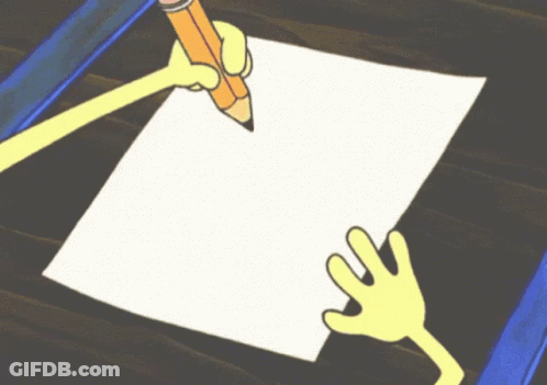 Face Drawn With Pencils GIF