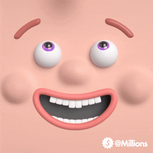 Face Eat Money Flying GIF
