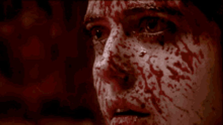 Face Full Of Blood GIF