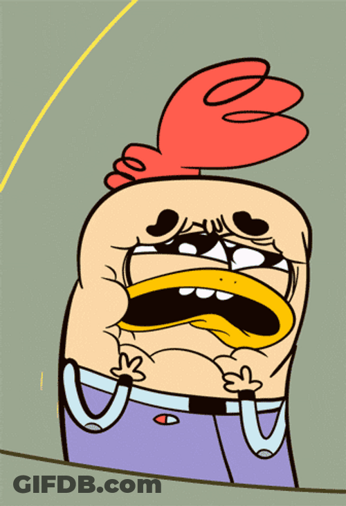 Face Implosion Space Chickens In Space Chuck GIF