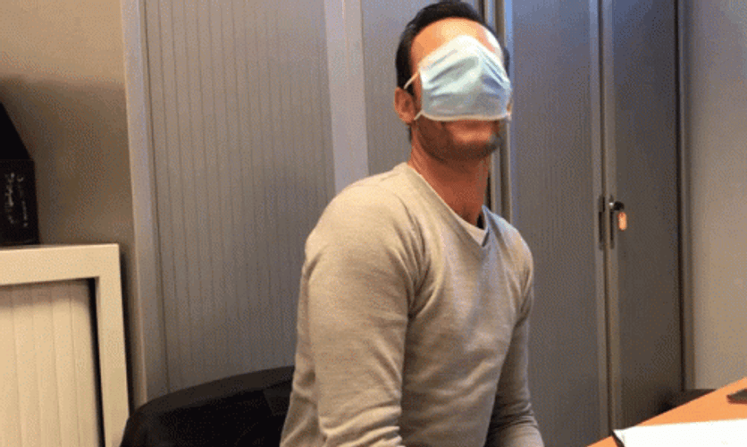 Face Mask On Eyes Wide Shut GIF