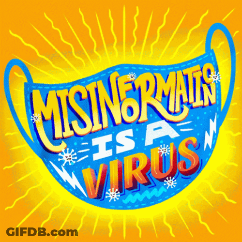 Face Mask Virus Fake News GIF