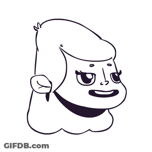 Face Melt After Sneezing GIF