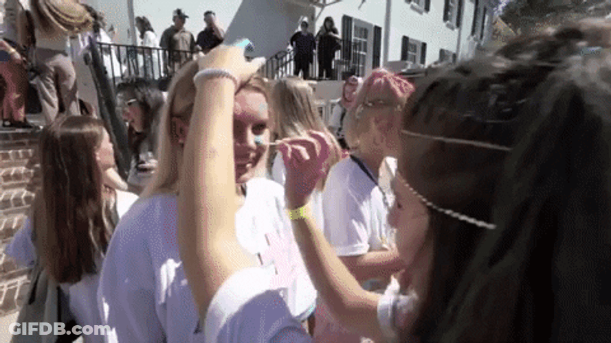 Face Painting Ole Miss GIF