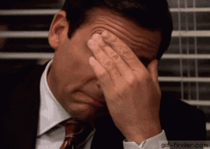 Face Palm Of Different People GIF
