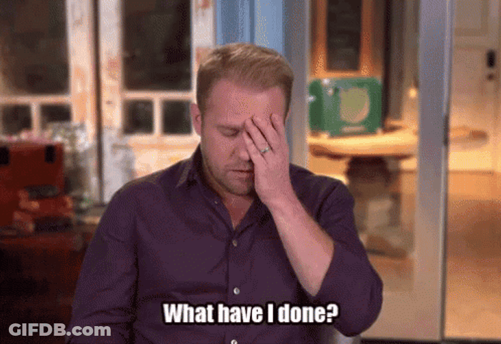 Face Palm What Have I Done GIF