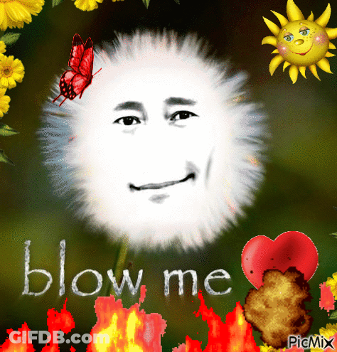 Face Saying Blow Me GIF