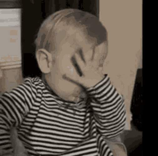 Face Slap Baby Disappointed Upset GIF