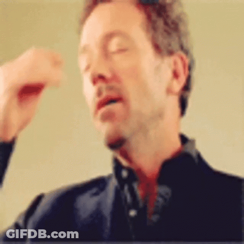 Face Slap Headache Hugh Laurie House GIF