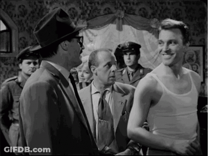 Face Slap Surprise Shocked Vintage GIF